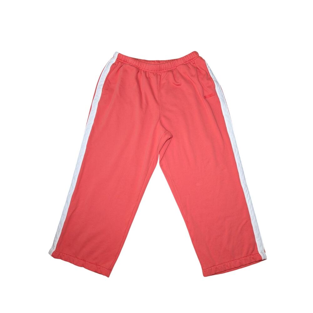 Savage X Fenty Coral Pink Wide Leg Side Stripe Track Lounge Pants 3X EUC